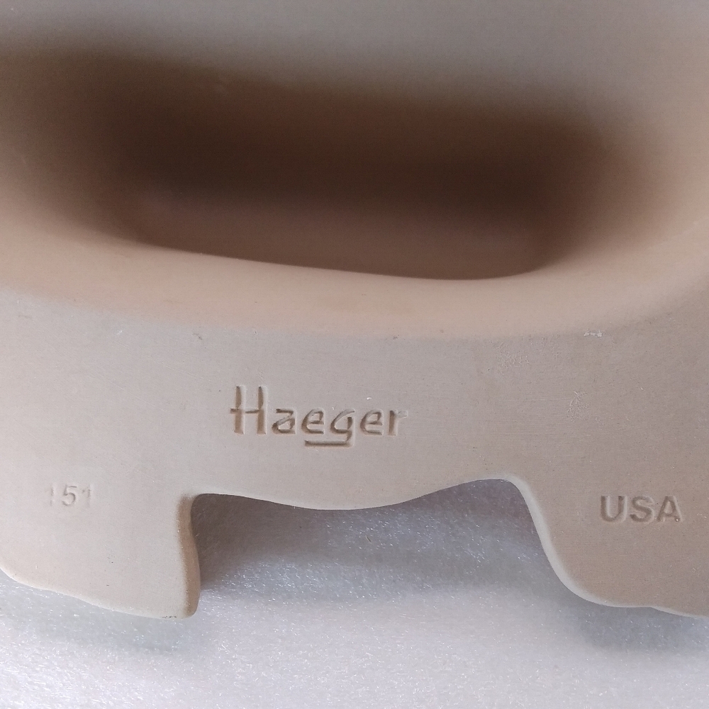 Haeger Natural Stone Microwave BACON COOKER Pig Shaped Piggy for Perfect Bacon - Picture 9 of 10